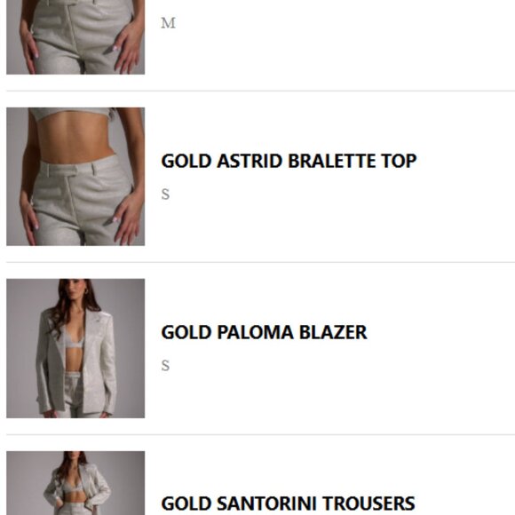 SLA the Label Glitter Suit - Picture 9 of 9